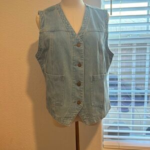 Denim Vest Size Large
